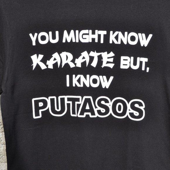 T-Shirt Men's or Women's Funny Black White T-shirt Size Small 100% Cotton - Picture 2 of 3